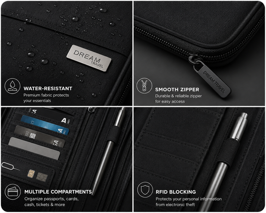 Executive Travel Passport Organizer