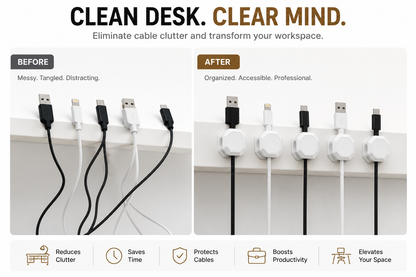 Executive Magnetic Cable Clips