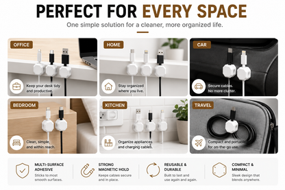 Executive Magnetic Cable Clips