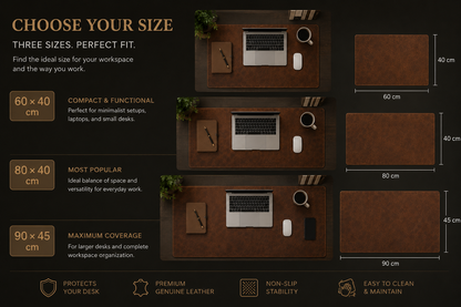 Executive Leather Desk Pad