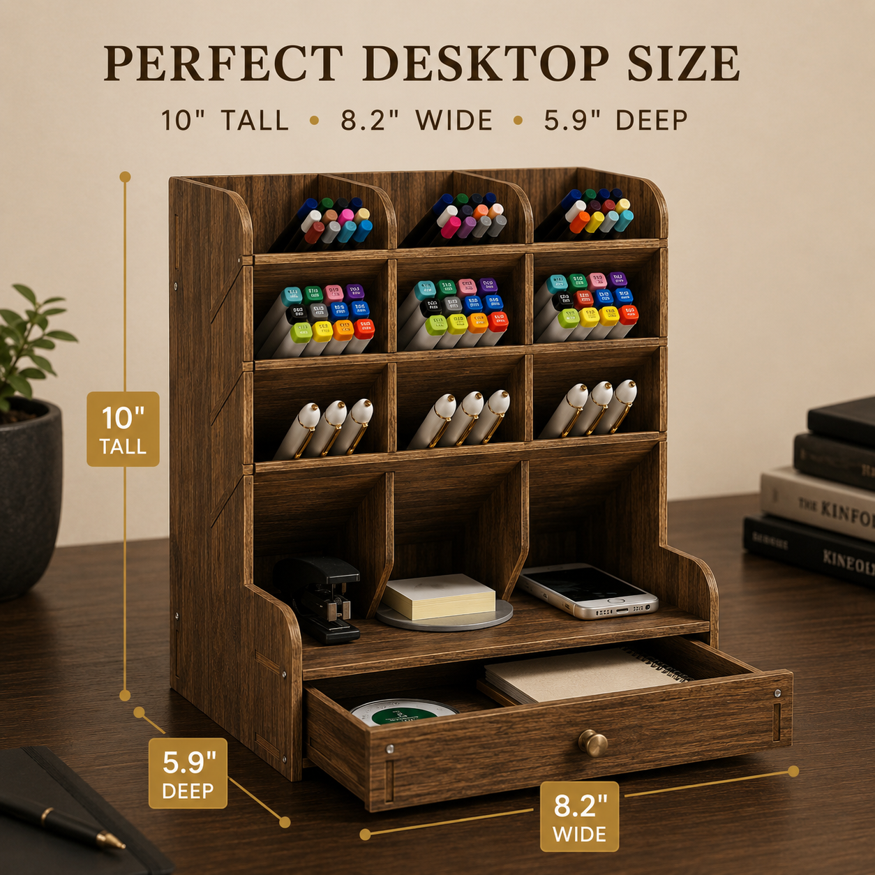 Executive Desk Organizer with Drawer