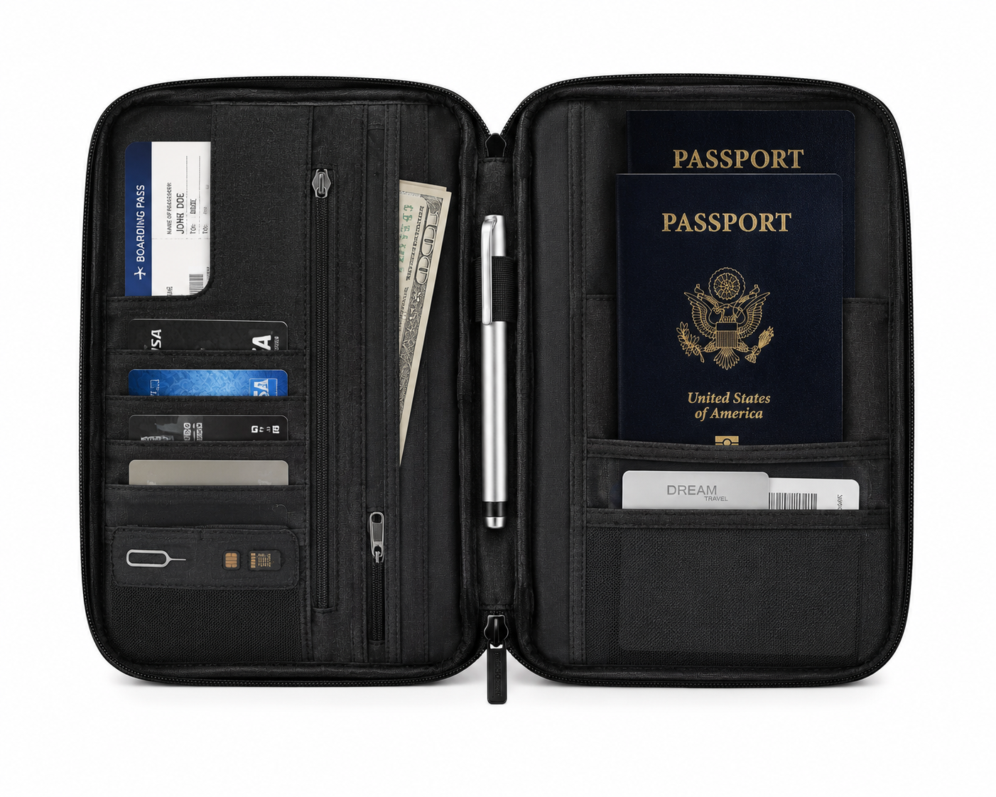 Executive Travel Passport Organizer