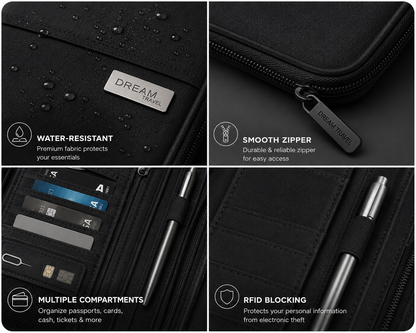Executive Travel Passport Organizer