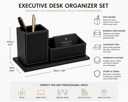 Executive Desk Organizer Set