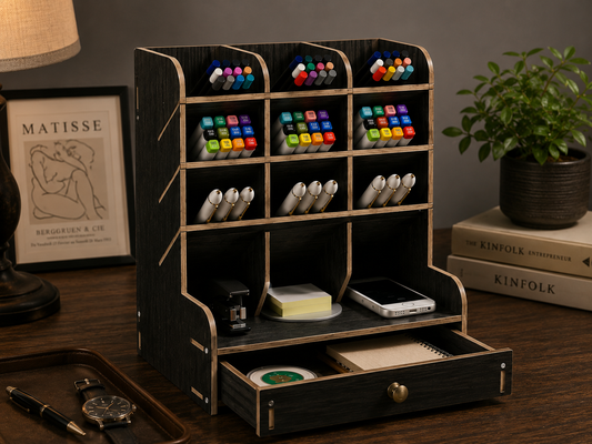 Executive Desk Organizer with Drawer